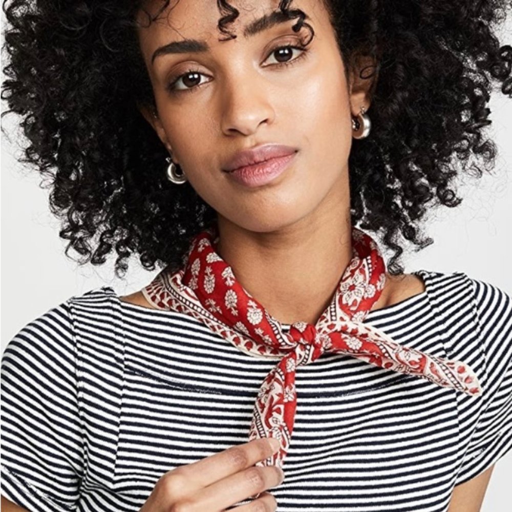 ✨HP✨Madewell Bandana Tropical Coral - Picture 8 of 13